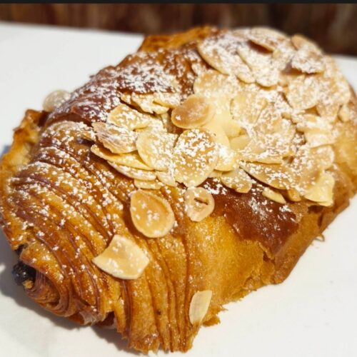 Almond chocolate croissant