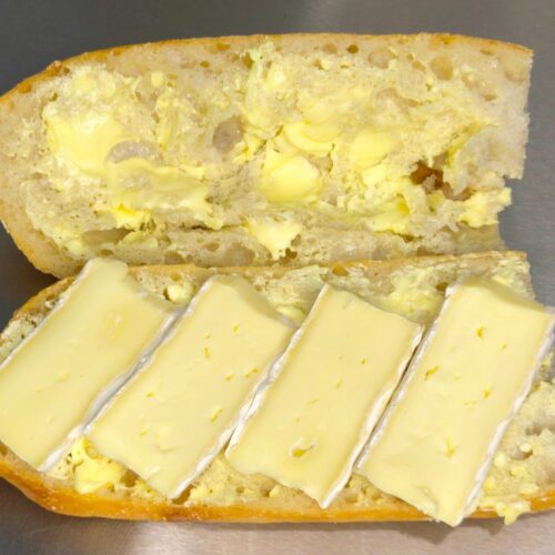 Brie Cheese and butter Sandwich