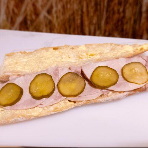 Jambon Beurre Baguette Ham Butter Sandwich