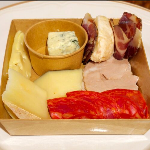 Cheese and Delicatessen cold cuts platter