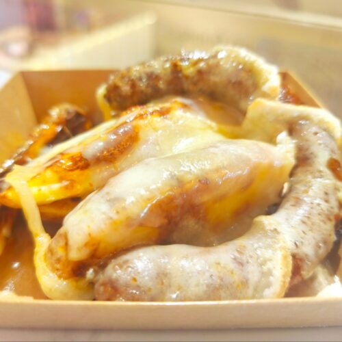 Raclette Merguez beef lamb potatoes