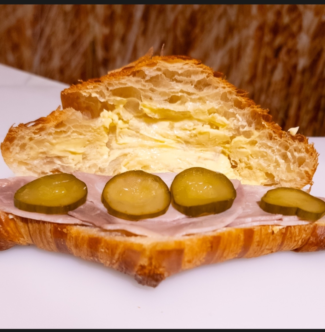 Home Made Ham and Premium Butter Croissant