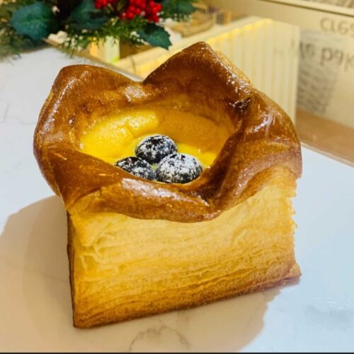 Blueberry Custard Lava Croissant